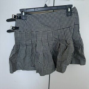 Women's checkered miniskirt